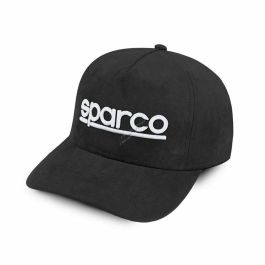 Sparco S01353NR Gorra Suede Negra de Algodón con Visera Curva, Logo 3D Bordado y Talla Única para Entusiastas de Deportes de Motor Precio: 25.4999998. SKU: S3723583