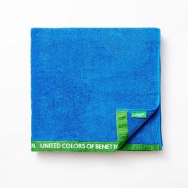 Toalla de playa 160x90cm 450 g/m² azul benetton Toalla de playa 160x90cm 450 g/m² azul benetton
