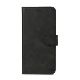 eSTUFF Funda billetera PU WALES para Samsung Galaxy A33, cuero, tarjetero, soporte, protección contra rasguños y golpes - Negra