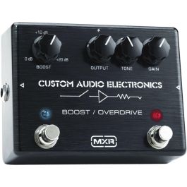 Pedal Mxr® Fx Boost/Overdrive Custom Audio Pedal Mxr® Fx Boost/Overdrive Custom Audio