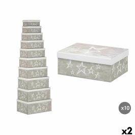 Caja Decorativa Pincello 63 Blanco Gris Cartón (2 Unidades) Precio: 54.49999962. SKU: B16PXFHXBZ