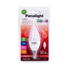 Panasonic-Panalight LDAHV5L27CFE142EPL-ECO Lámpara LED Vela Frost E14 4W 2700K Panasonic-Panalight LDAHV5L27CFE142EPL-ECO Lámpara LED Vela Frost E14 4W 2700K