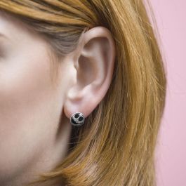 PEERS HARDY Pendientes Jack Skellington Pesadilla Antes de Navidad Disney Bañados en Plata Oficiales