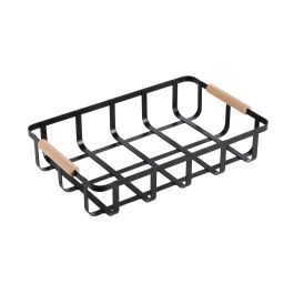 Cesta de organización Negro-Wood 36x24.3x8 cm Confortime (6 Unidades) Cesta de organización Negro-Wood 36x24.3x8 cm Confortime (6 Unidades)