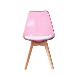 Silla Urban DKD Home Decor Rosa Blanco 47 x 81 x 54 cm (4 Unidades)