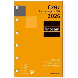 Finocam C297 602-73x114 mm 2Dp Recambio Anual para Agenda de Anillas Classic 2026, con Esquinas Microperforadas Precio: 5.89000049. SKU: B19E99BMLE