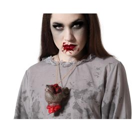 Collar Terrorífico con Cabeza de Roedor Ensangrentada 47 cm para Disfraces de Halloween Precio: 1.49999949. SKU: S1131328