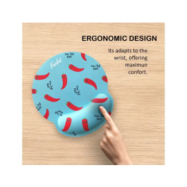 Wondee Alfombrilla de Ratón Ergonómica de Gel 250x230 mm