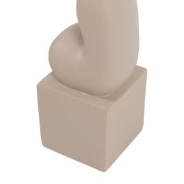 Lámpara Suelo Beige Resina Iluminación 35 X 35 X 128 cm