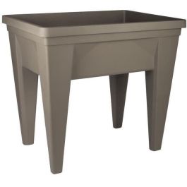 Huerto elevado EDA PLASTIQUE VEG&Table MAX - Zona de retención de agua - Patas extraíbles - Color topo Precio: 52.5900001. SKU: B18F5VQ449