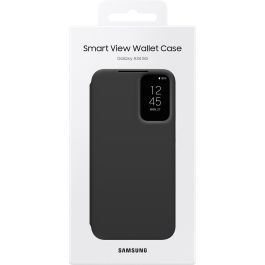 Samsung Smart View Wallet Case A34 5G, funda tipo cartera, negro