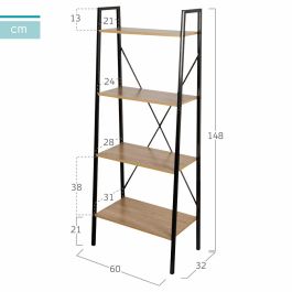 Estantería Max Home Acero Melamina Aglomerado 60 x 148 x 32 cm