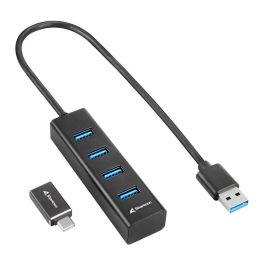 Sharkoon 4044951037582 Hub USB 3.2 Gen 1 Aluminio Negro 4 Puertos Precio: 33.4999995. SKU: S5615731
