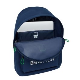 Mochila para Portátil Benetton benetton Azul marino 31 x 41 x 16 cm