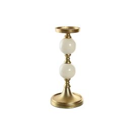 Candelabro Moderno DKD Home Decor Dorado Blanco 15 x 33 x 15 cm