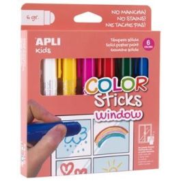 Apli Pintura Color Sticks Window Para Ventanas Barra 6 gr Estuche De 6 C-Surtidos Precio: 6.9900006. SKU: B1G78RLEWG