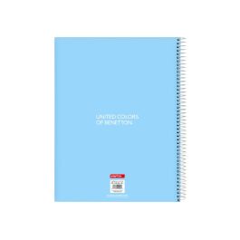 Libreta Benetton Spring Azul cielo A4 120 Hojas