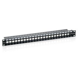 Equip 24-Port Keystone Cat.6 Unshielded Patch Panel, Black Precio: 14.49999991. SKU: B1HNN75M3Q