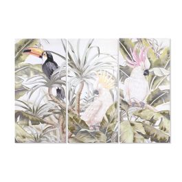 Cuadro DKD Home Decor Tropical 90 x 3 x 190 cm (3 Unidades)