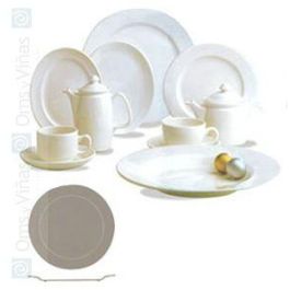 STEELITE Plato llano Monaco 30 cm, vajilla blanca, no apto para lavavajillas ni microondas (Set de 12) Precio: 21.49999995. SKU: B1AZ9X92E8