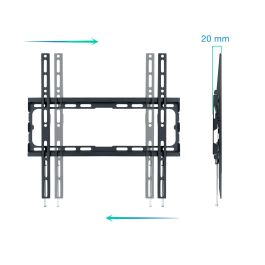 Soporte de Pared Fijo TooQ LP1070F-B para TV de 32-70"/ hasta 45kg Soporte de Pared Fijo TooQ LP1070F-B para TV de 32-70"/ hasta 45kg