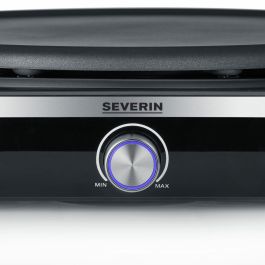 Severin CM 2199 Crepes Maker Plancha para Crepes con Diámetro de 38 cm Color Negro