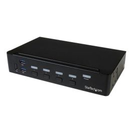 Startech.com Switch KVM SV431Dpu3A2 4 Puertos DisplayPort 4K con Hub USB 3.0