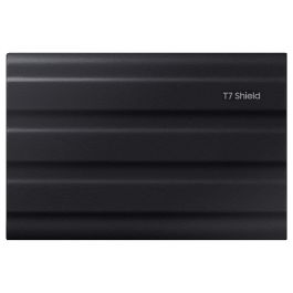 Samsung MU-PE2T0S Portable SSD T7 Shield 2TB USB 3.2 Gen 2, 1050 MB/s Lectura, 1000 MB/s Escritura, Resistente Agua y Polvo, Negro