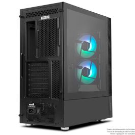 Nox Caja Gaming Semitorre Hummer Nemesis ARGB Cristal Templado Blanca NXHUMMERNMSSBK