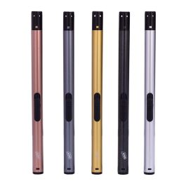 Prof Encendedor electrónico recargable, tubo, colores surtidos, 1.5x1.5x21 cm