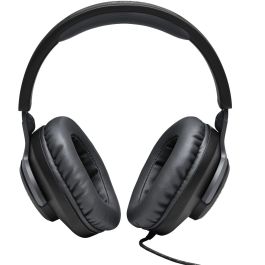JBL Harman Quantum 100 Auriculares Gaming Over-Ear con Micrófono Extraíble, Sonido Envolvente, Negro