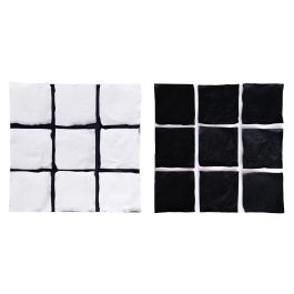 DKD Home Decor Cuadro Moderno Lienzo Papel Blanco Negro 80x80x4 cm (2 Unidades) Precio: 122.49999949. SKU: B17C5QGGBE