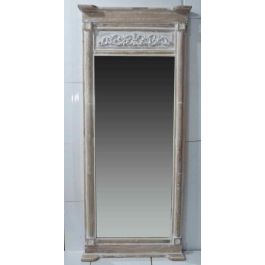 Espejo Romantico DKD Home Decor Blanco Natural 9.5 x 203 x 87.6 cm