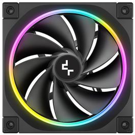 DeepCool FL12R-3 IN 1 Triple-Pack Ventilador 120mm RGB para Carcasa PC, 500-2150 RPM, 93,45 m³/h, Negro