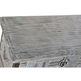 Baúl DKD Home Decor Metal Madera de mango 80 x 40 x 45 cm