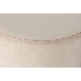 Reposapiés DKD Home Decor Beige Burdeos Terciopelo 40 x 40 x 42 cm (2 Unidades) Reposapiés DKD Home Decor Beige Burdeos Terciopelo 40 x 40 x 42 cm (2 Unidades)