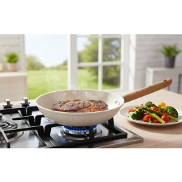 Inde Sarten 28 cm Aluminio Fundido Inducción Daisy Quttin (6 Unidades)