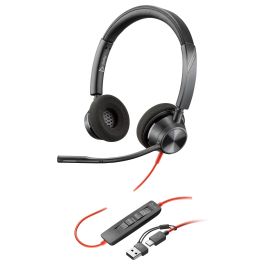 HP Poly Auriculares Blackwire C3320 Diadema Estéreo USB con Micrófono y Control de Volumen, Negro Precio: 35.58999983. SKU: B138BM8889