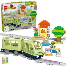 LEGO 10427 DUPLO My Town Tren de aventuras interactivo Juguetes de aprendizaje temprano para niños 2 años