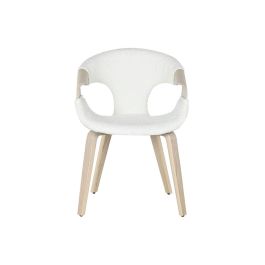 Silla Scandi DKD Home Decor Blanco 67.5 x 82 x 52.5 cm