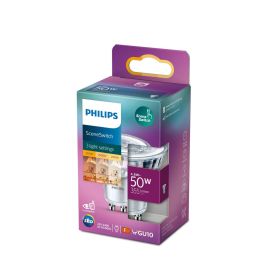 Philips Bombilla LED Spot GU10 50W Blanco cálido Compatible con atenuador Vidrio