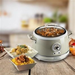 Ariete 2904/03 Olla Arrocera Multifunción Cocción Lenta, Mantener Caliente 24h Vintage Beige