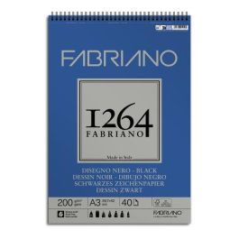 Bloc De Dibujo Fabriano 1264 Black Drawing Con Espiral Papel Negro Rugoso A3 200G 40H Precio: 14.50000032. SKU: B1GNJKP3GG