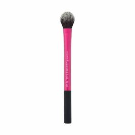 Real Techniques Brocha de Maquillaje SETTING Brush para Fijar Polvos, Coloretes e Iluminadores, Fibras UltraPlush, Vegana, 1 unidad