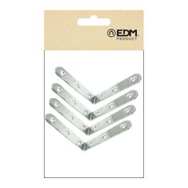 Edm Ángulo Refuerzo An24 Acero Inoxidable 80 x 80 x 19 mm 4 Unidades