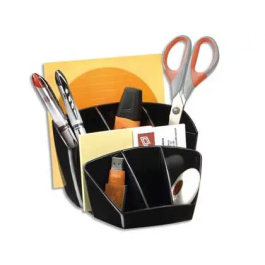 Cep Organizador de Sobremesa de Plástico Negro con 7 Departamentos, 150x120x92 mm Precio: 15.49999957. SKU: B17TRB5378