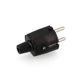 Clavija de goma 10/16a 250v t/tl ip44 4,8mm negra (envasada) Precio: 2.50000036. SKU: S7916717