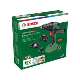 Bosch AdvancedImpact 18V Pistola Atornilladora sin Escobillas 82 Nm, 2 Velocidades, Portabrocas 1/2" Rapido, Negro y Verde, Incluye Funda, 0 603 9E2 103