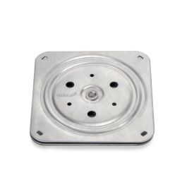 Emuca Base giratoria Giro 4, 100kg, Acero, Cincado