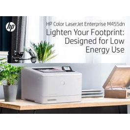 HP Impresora Láser Color LaserJet Enterprise M455DN Doble Cara Automática Duplex 3PZ95A Blanca